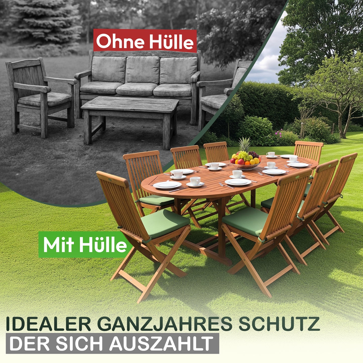 Jéto Sitzgruppe Schutzhülle Premium Line - 600D Oxford