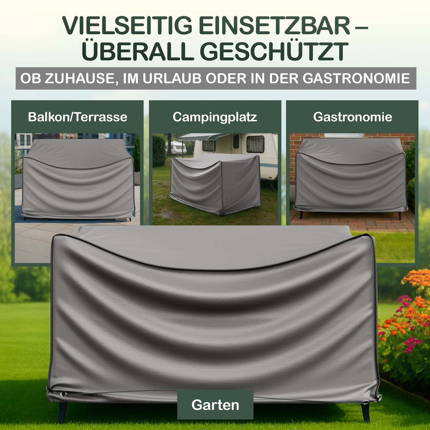 Jéto Gartenbank Schutzhülle - Premium Line - Oxford 600 D