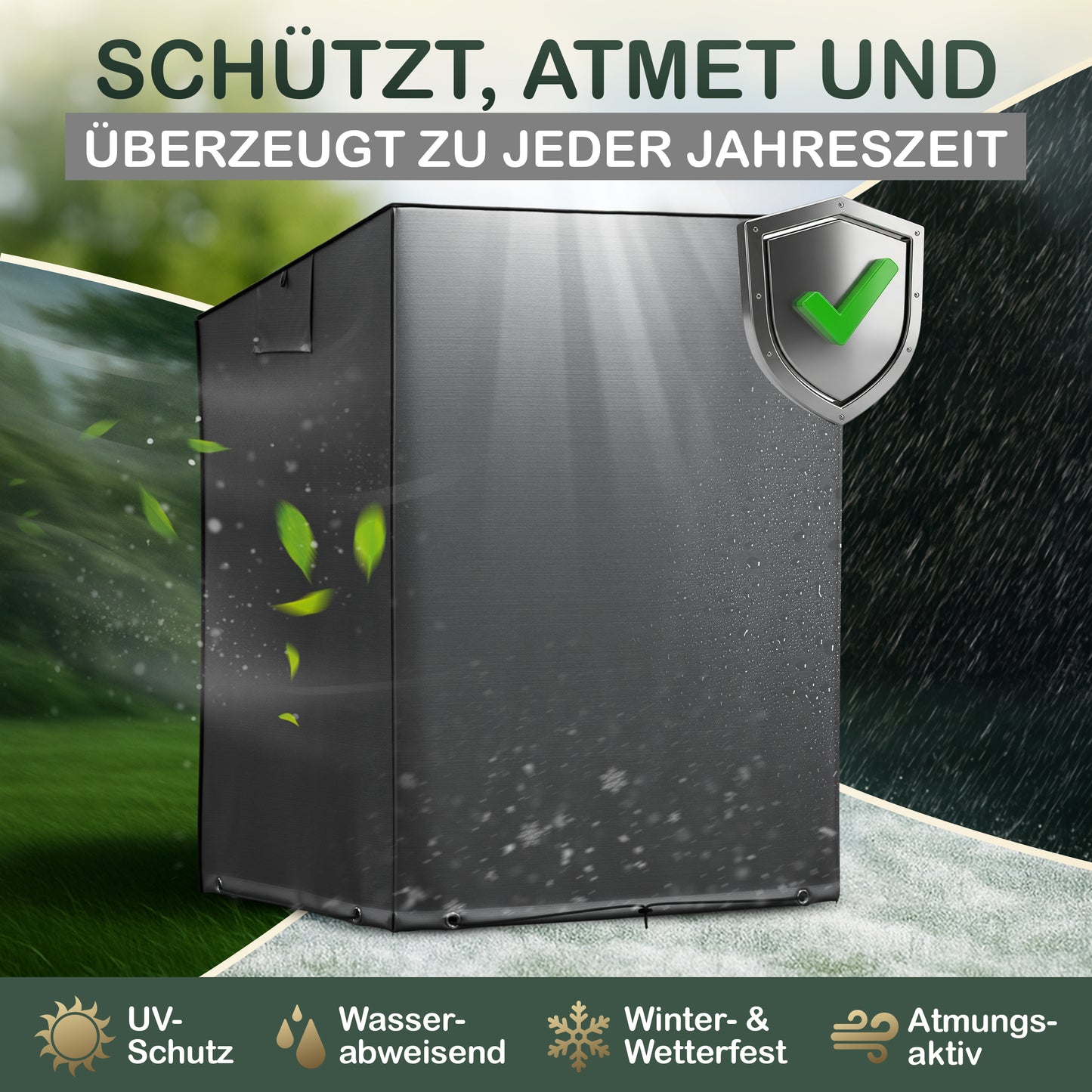 Jéto Strandkorb Schutzhülle Premium Line - Oxford 600D - für 120cm breit