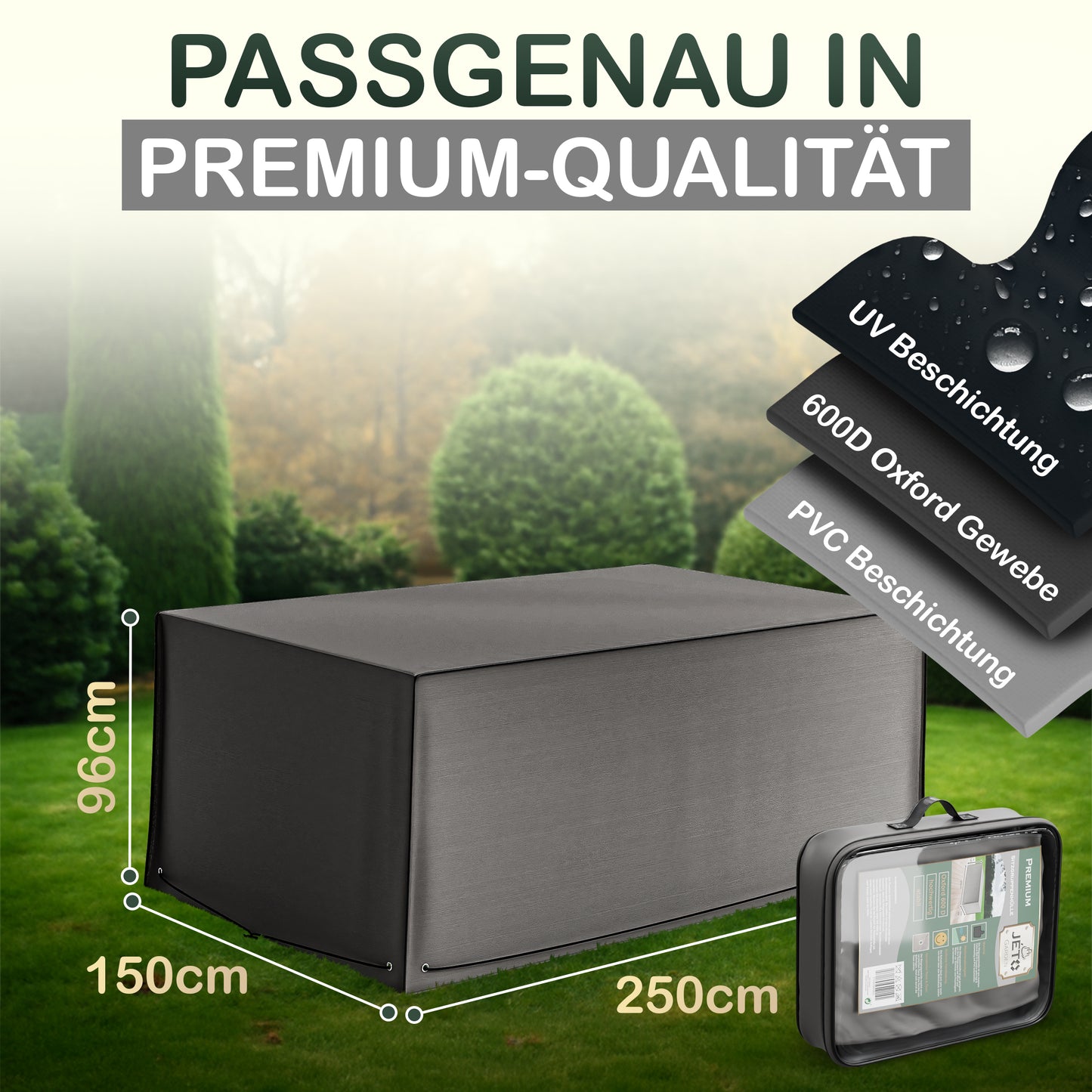 Jéto Sitzgruppe Schutzhülle Premium Line - 600D Oxford