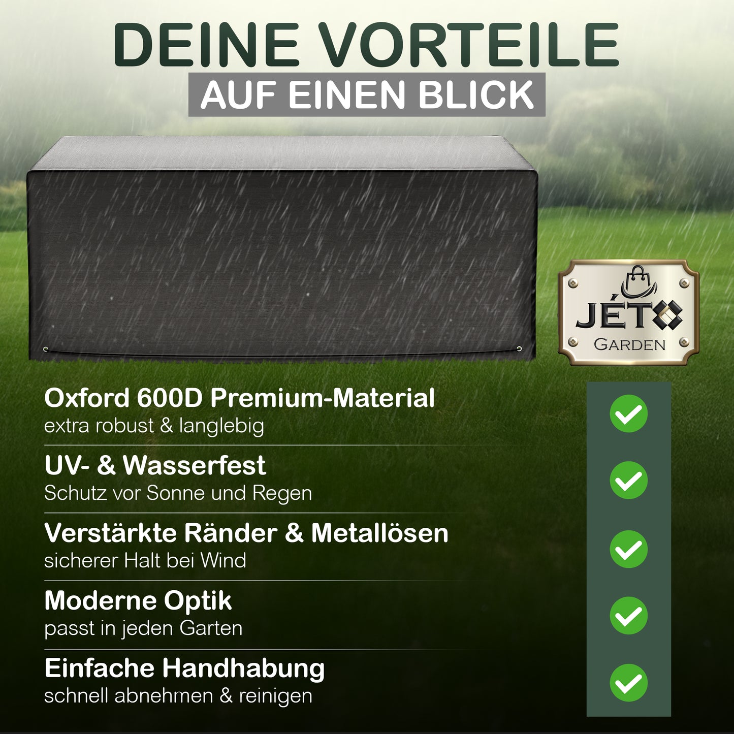 Jéto Sitzgruppe Schutzhülle Premium Line - 600D Oxford