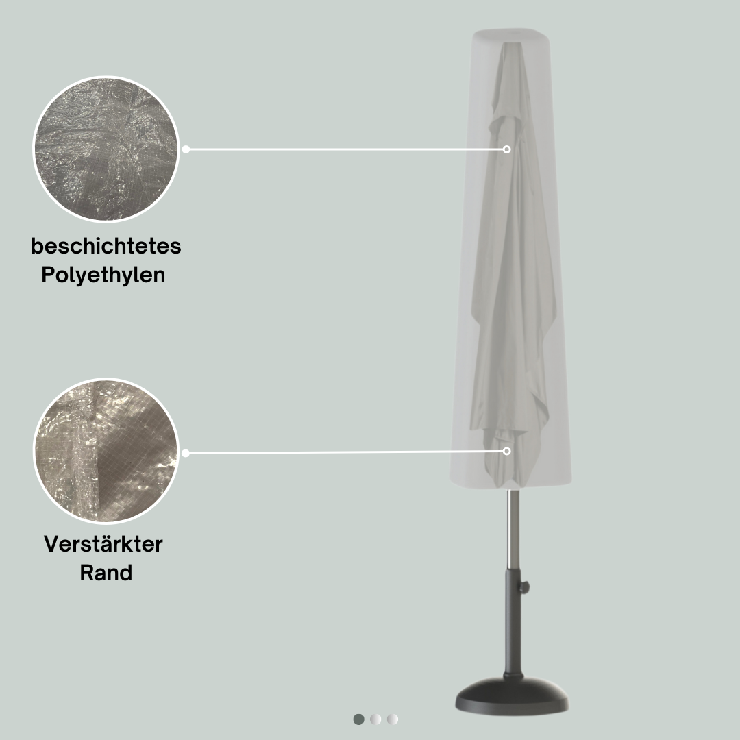 Jéto Sonnenschirm Schutzhülle -Basic Line - für Ø 400 cm - PE Gewebe