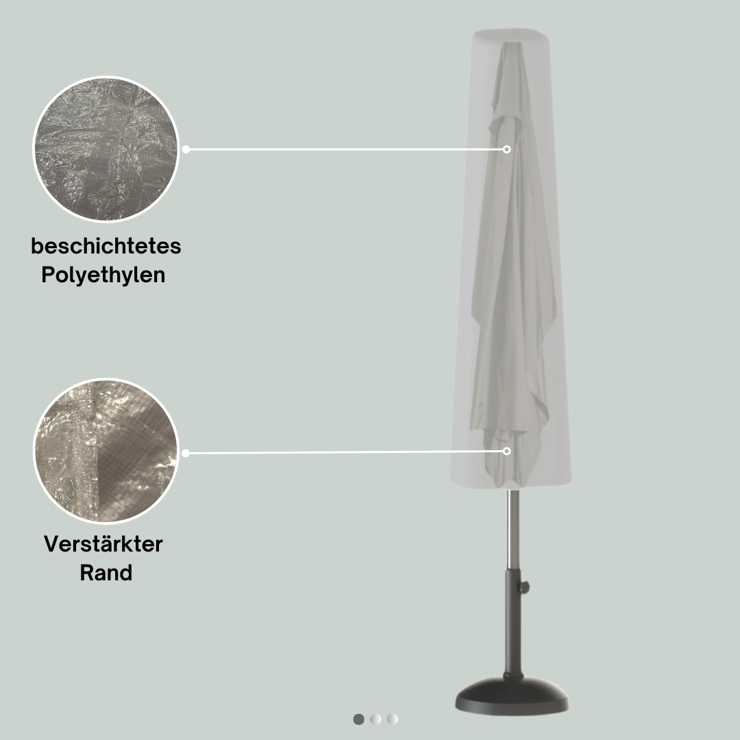 Jéto Sonnenschirm Schutzhülle -Basic Line - für Ø 180-200 cm - PE Gewebe